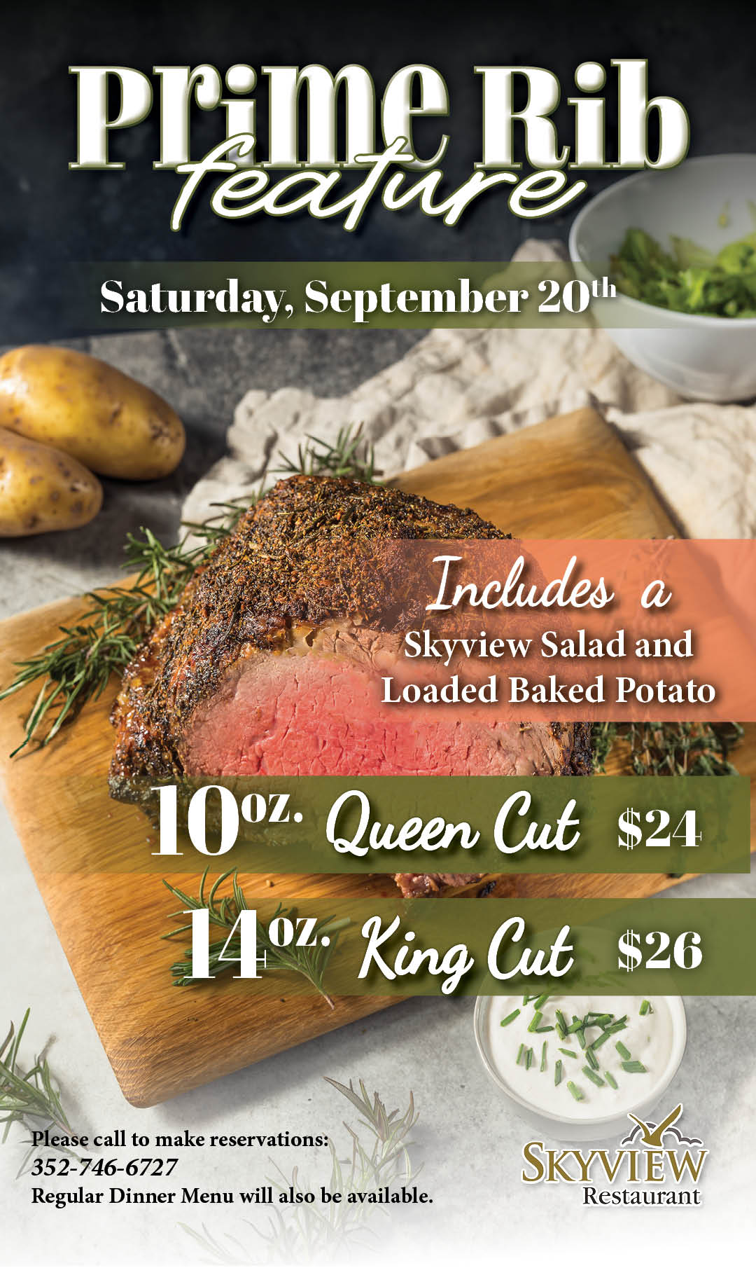 Prime Rib Feature Sept 6 & 20 Kiosk2