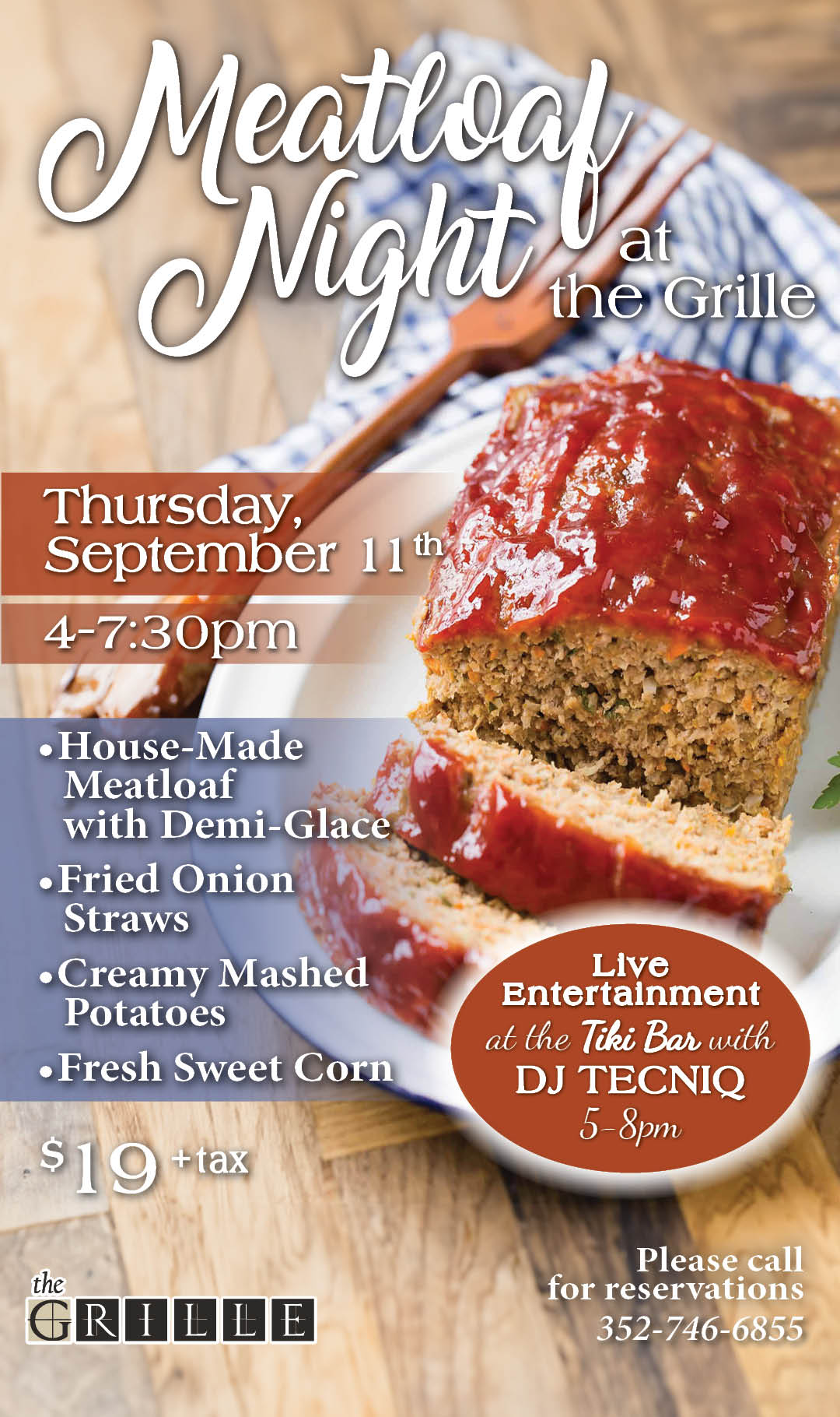 Meatloaf Night September 2025 Kiosk