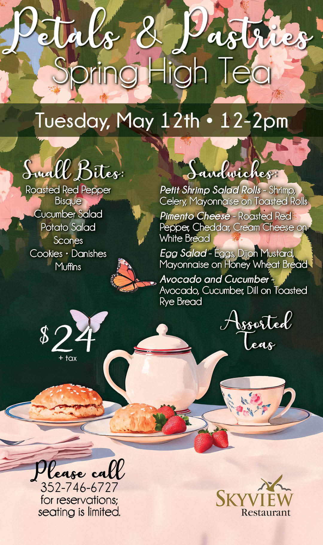 Petals & Pastries May 12 2026 Kiosk