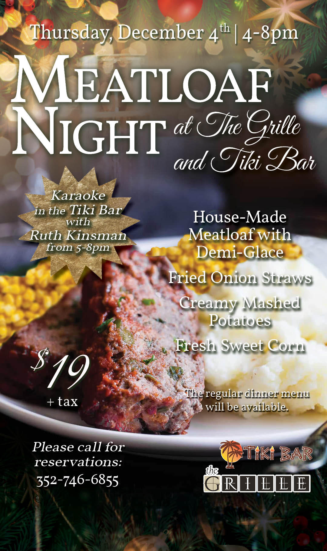 Meatloaf Night December 2025 Kiosk