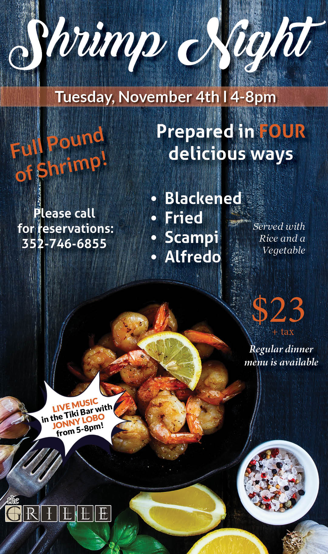 Shrimp Night Nov 2025 Kiosk