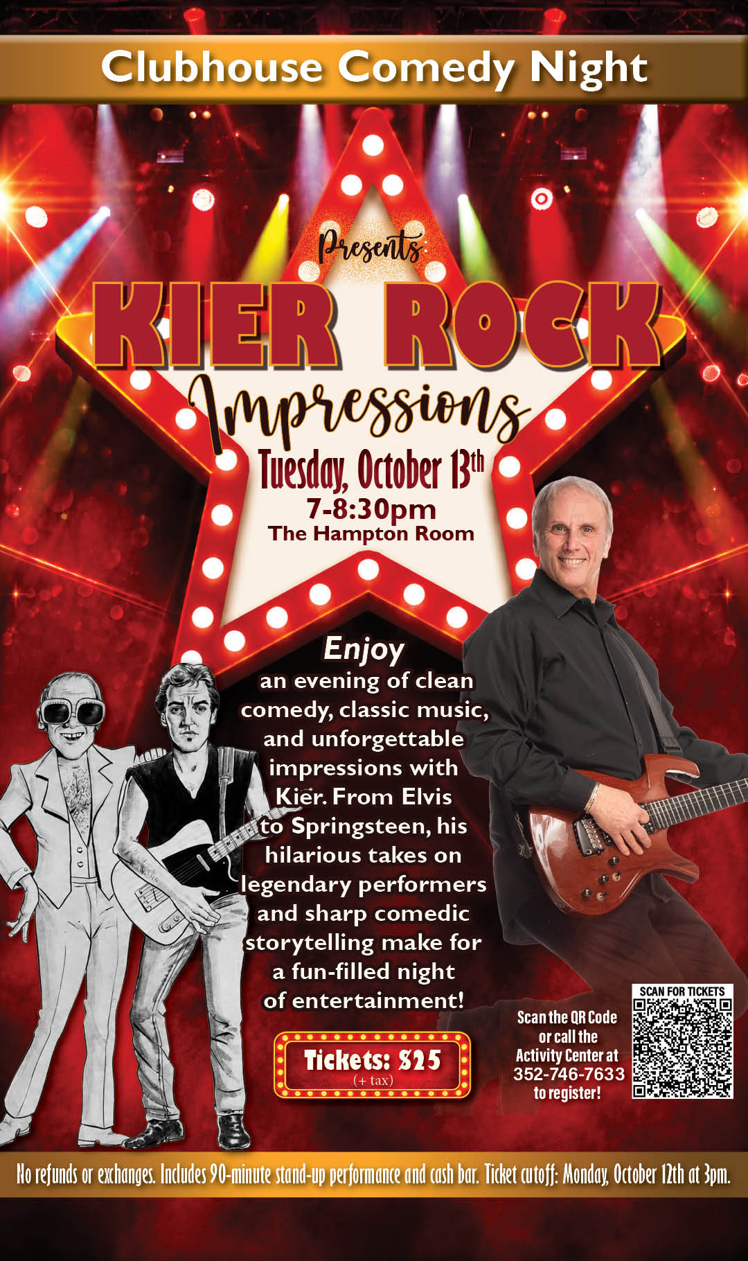 Clubhouse Comedy Night with Kier Rock Oct 2026 Kiosk