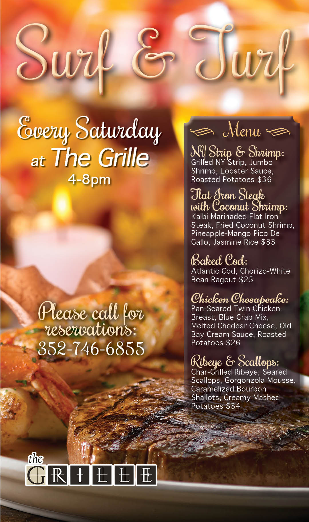Surf and Turf November 2025 Kiosk