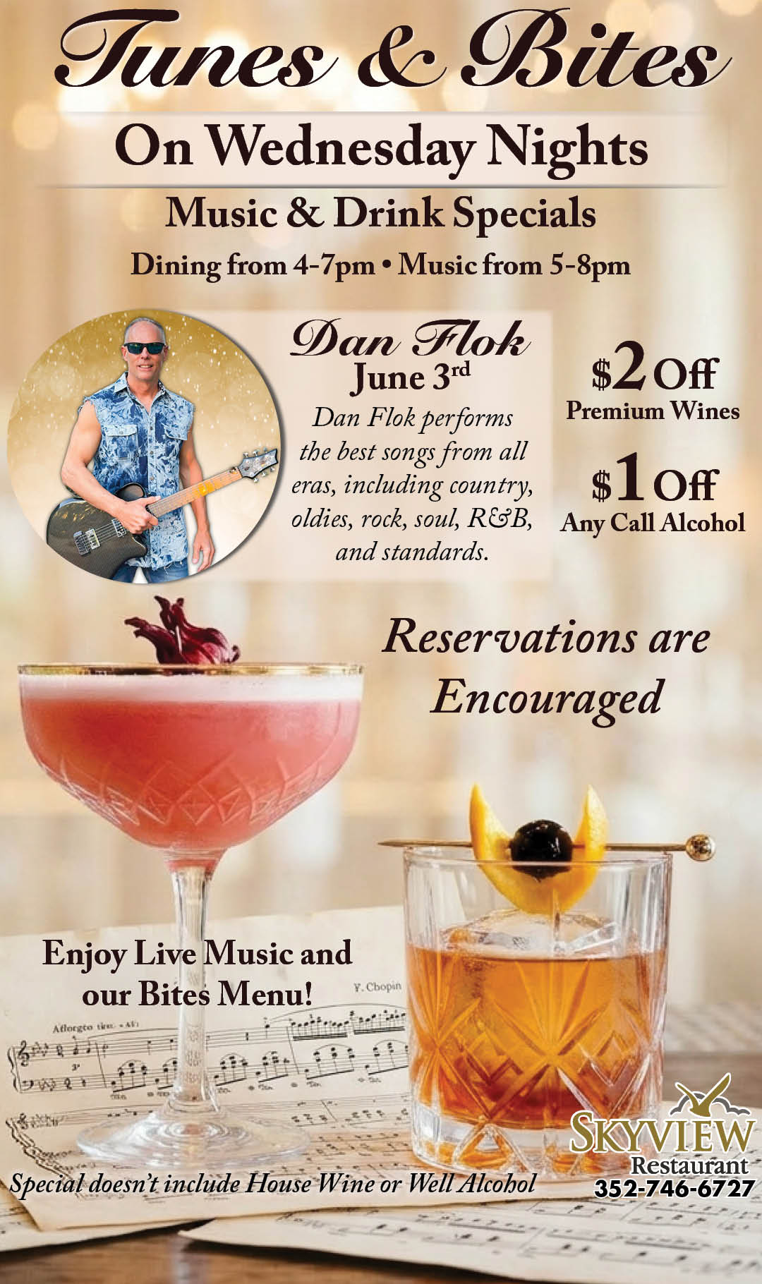 Tunes & Bites June 2026 Dan Flok Kiosk