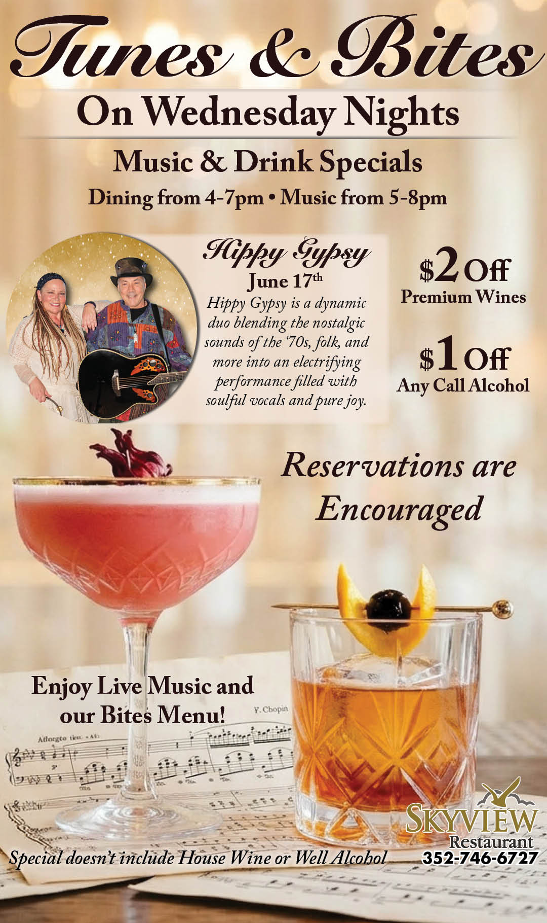 Tunes & Bites June 2026 Hippy Gypsy Kiosk