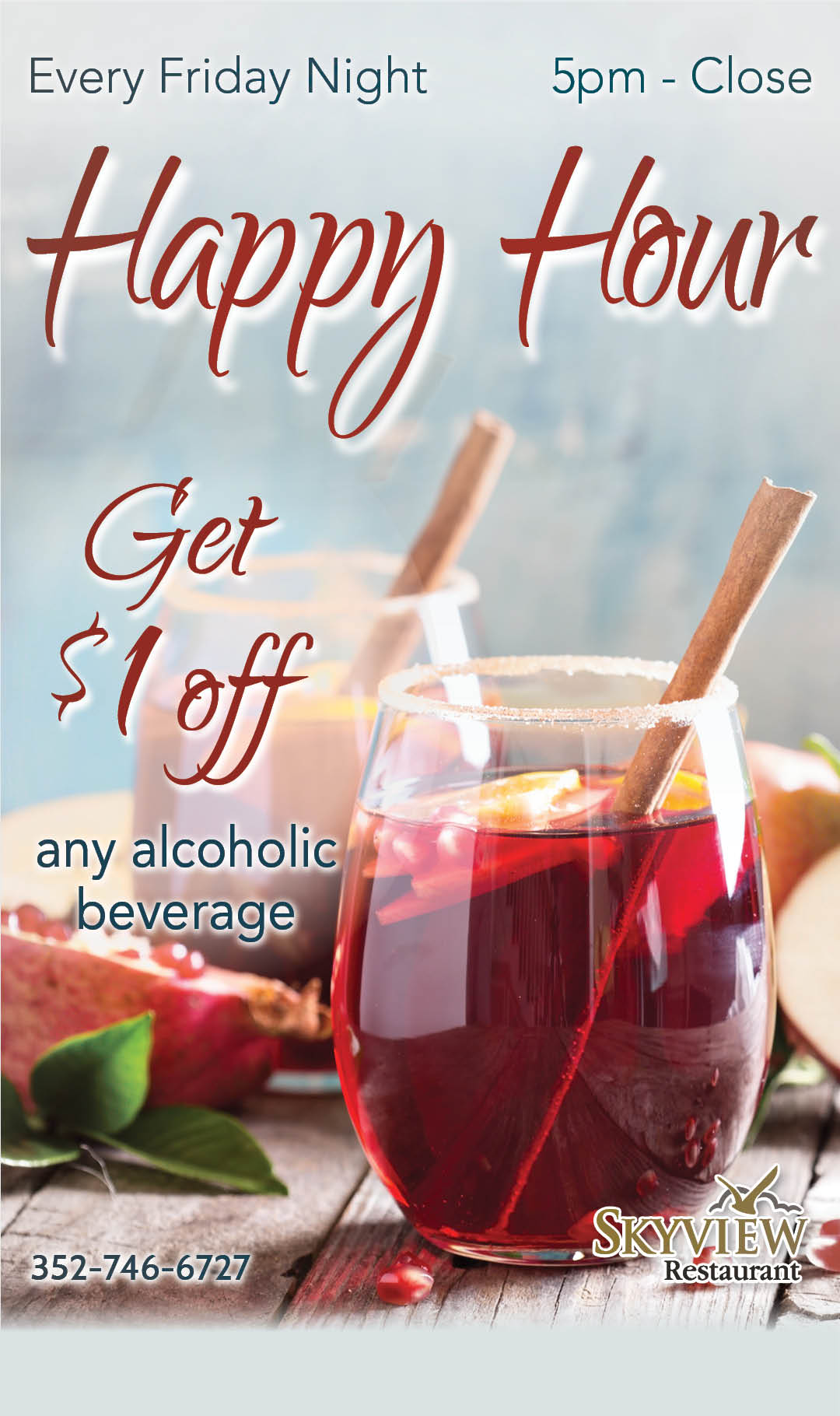 Happy Hour December 2025 Kiosk