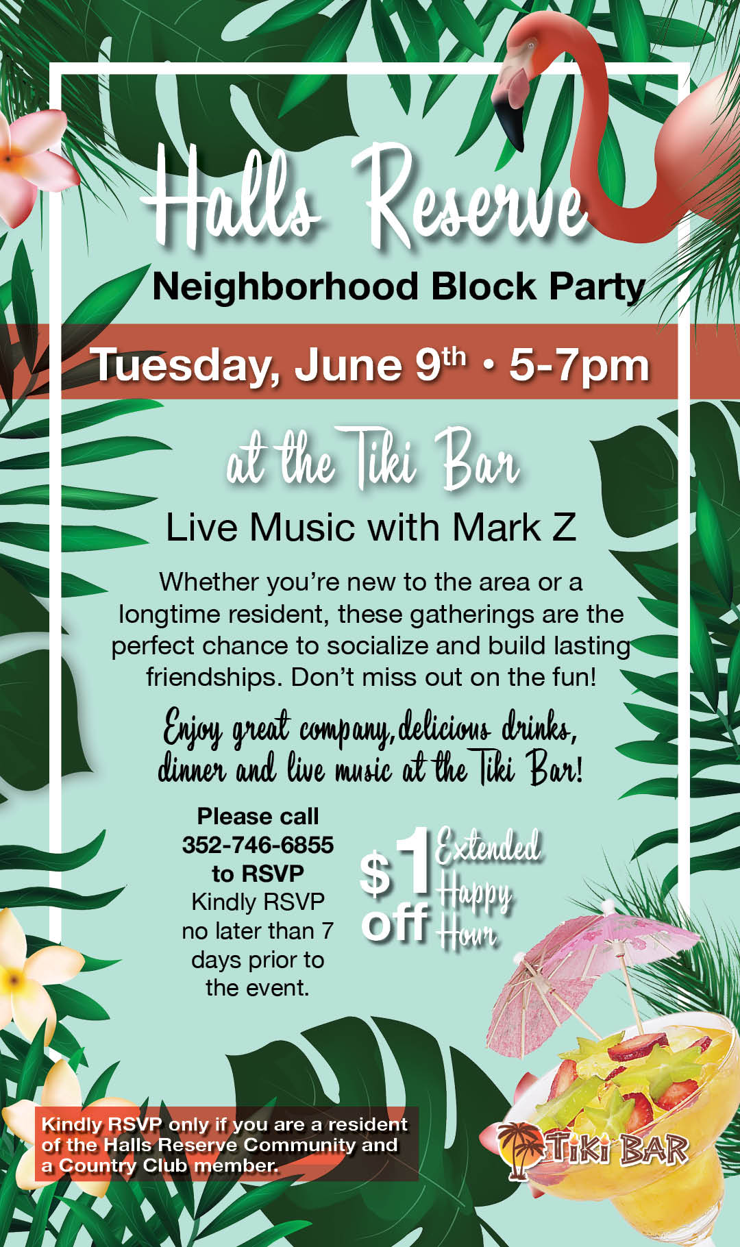 Halls Reserve Block Party June 9 2026 Kiosk