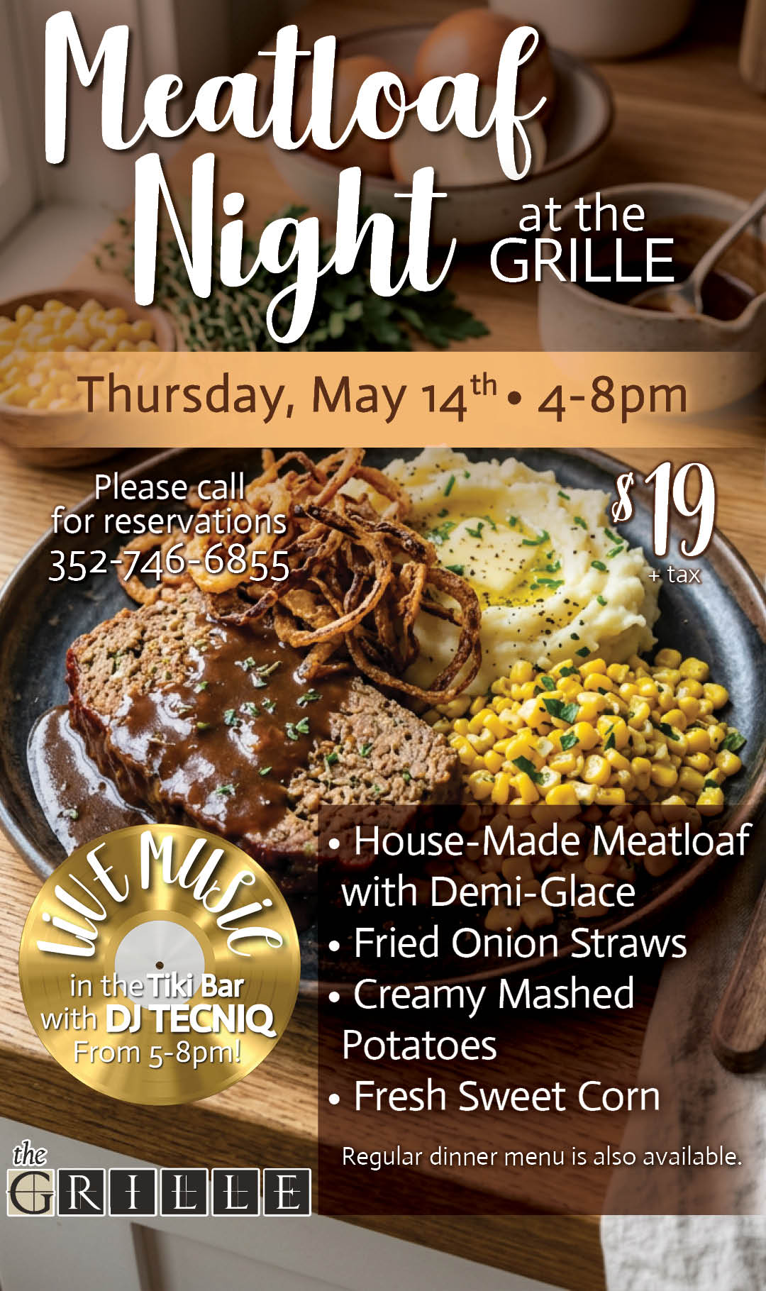 Meatloaf Night May 14 2026 Kiosk