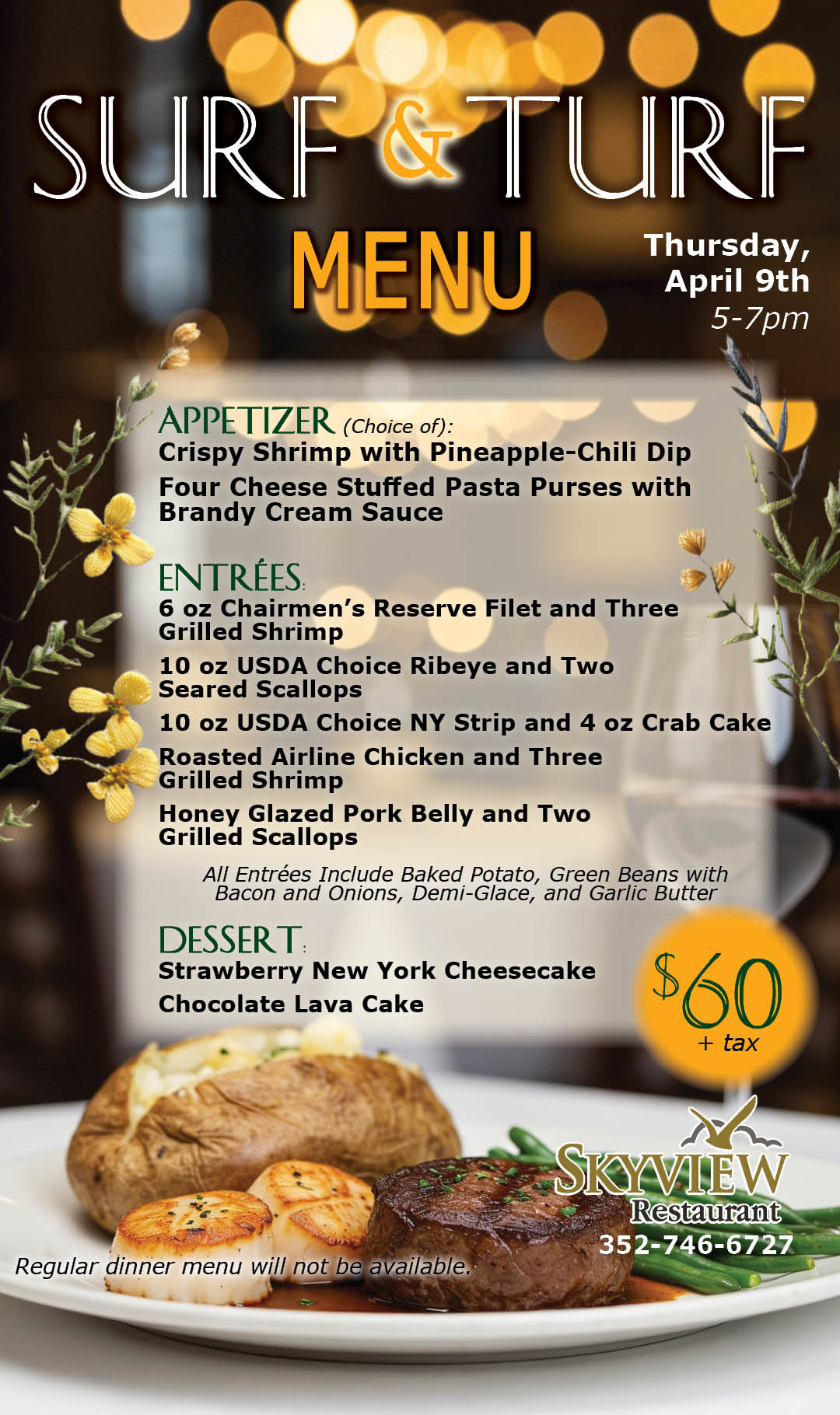 Surf and Turf April 2026 kiosk