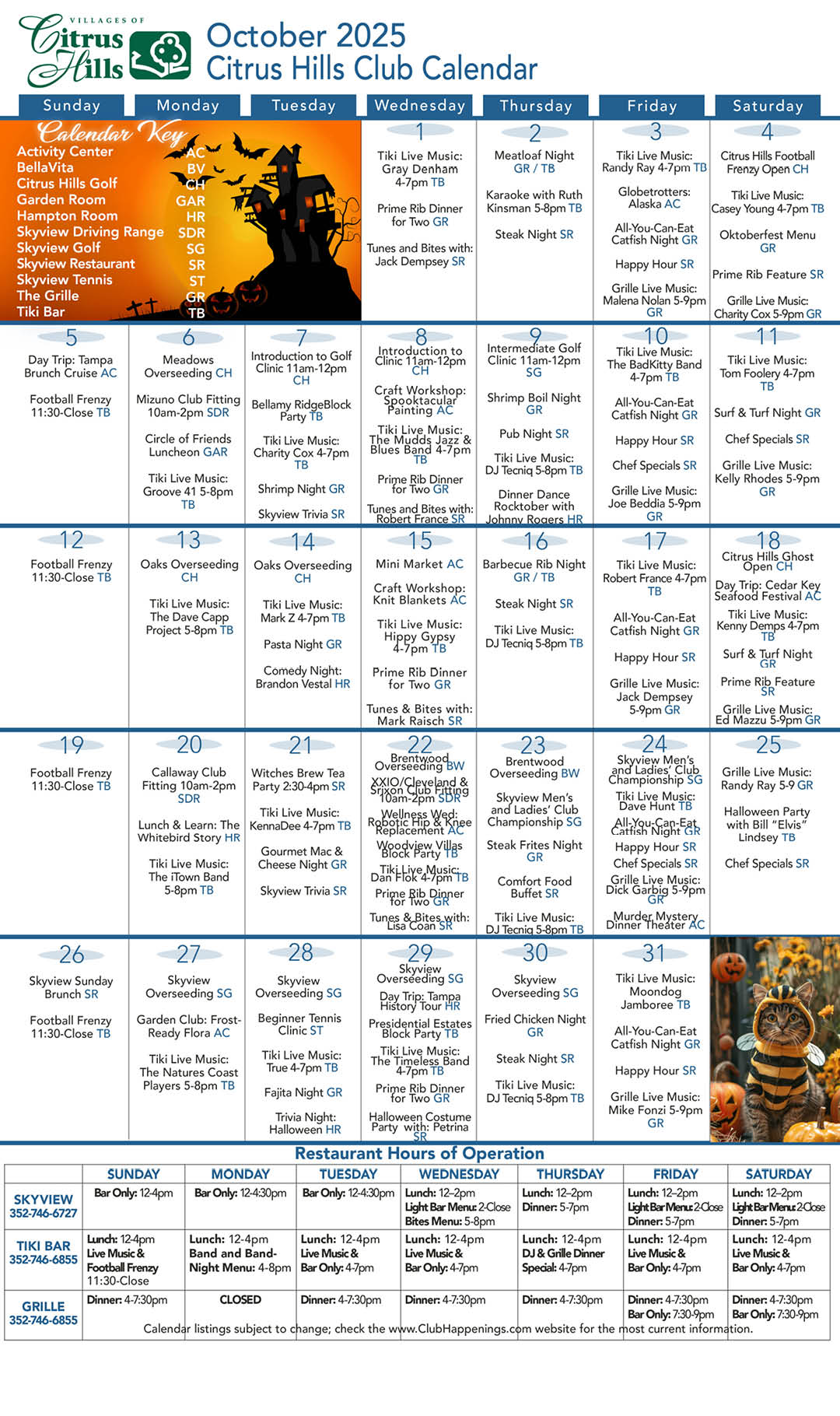 October 2025 Calendar Kiosk