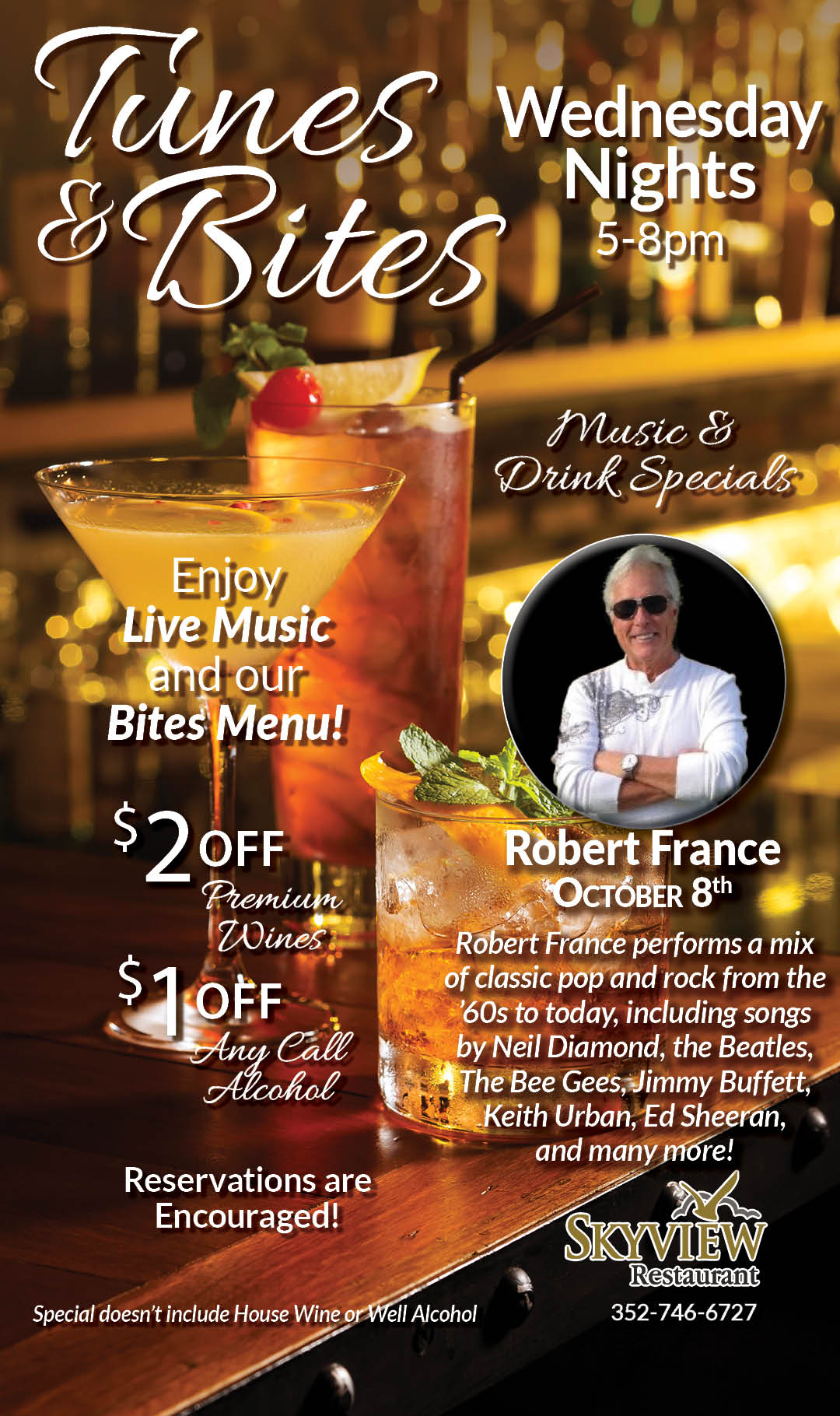 Tunes & Bites Robert France Oct 2025 Kiosk