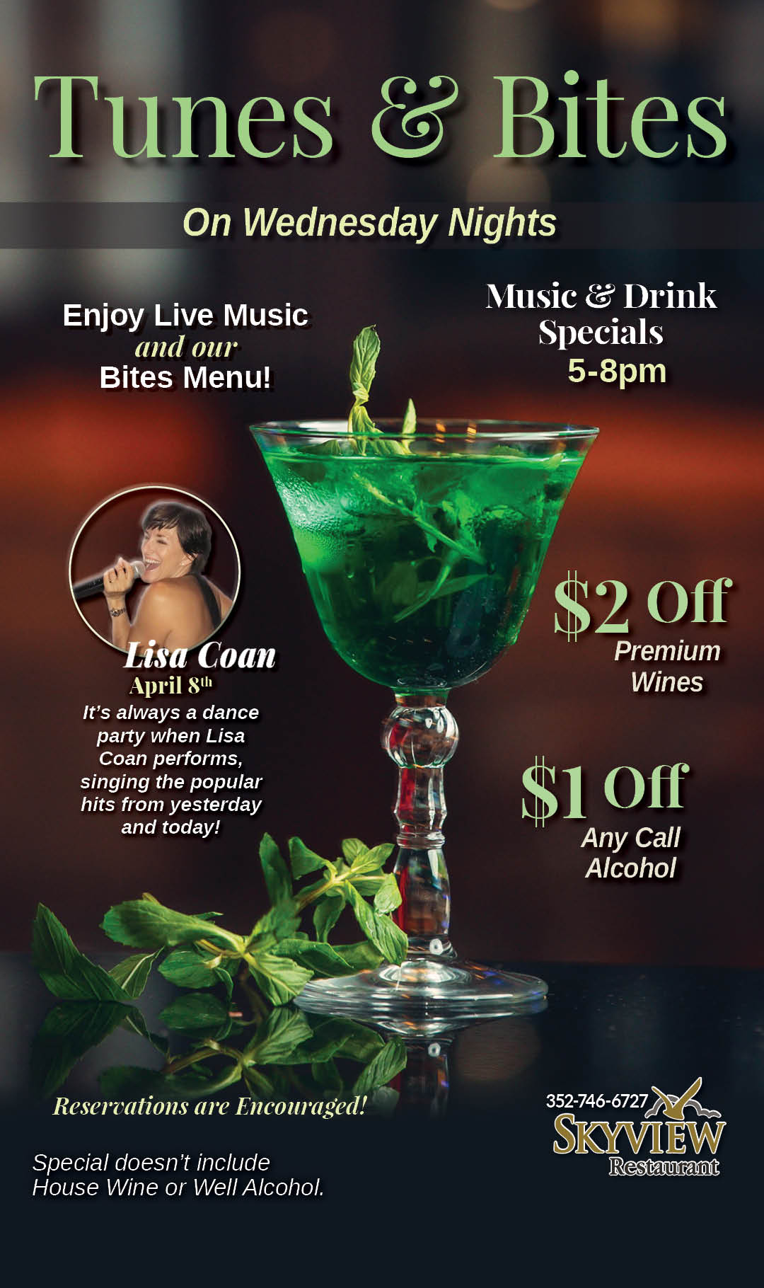 Tunes & Bites Lisa Coan April 2026 Kiosk