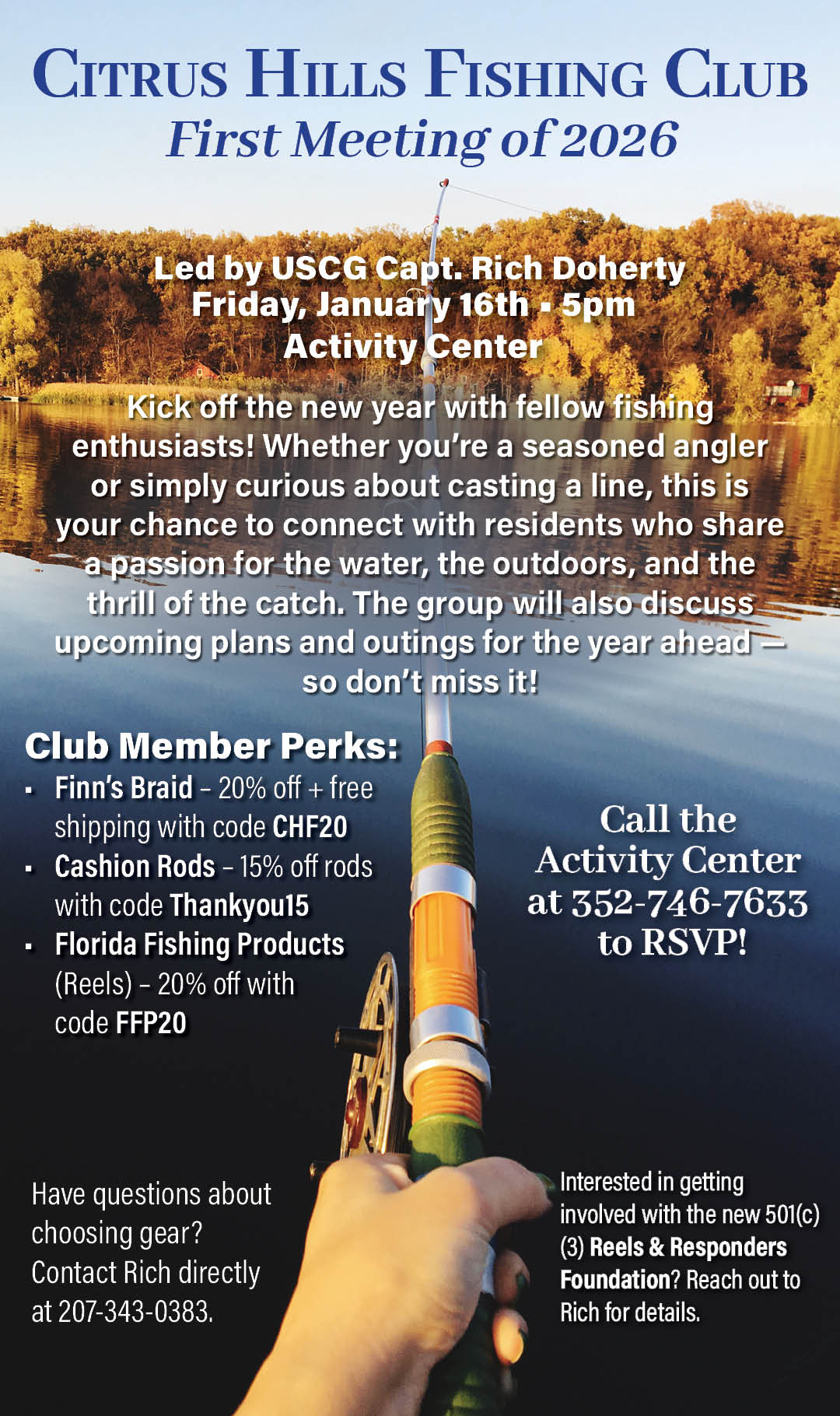 Fishing Club Jan 2026 Kiosk