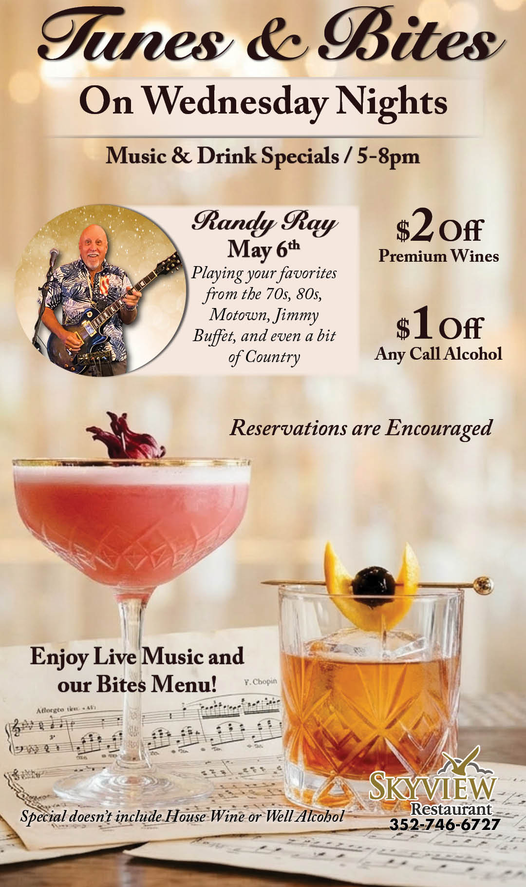 Tunes & Bites May 2026 Randy Ray Kiosk