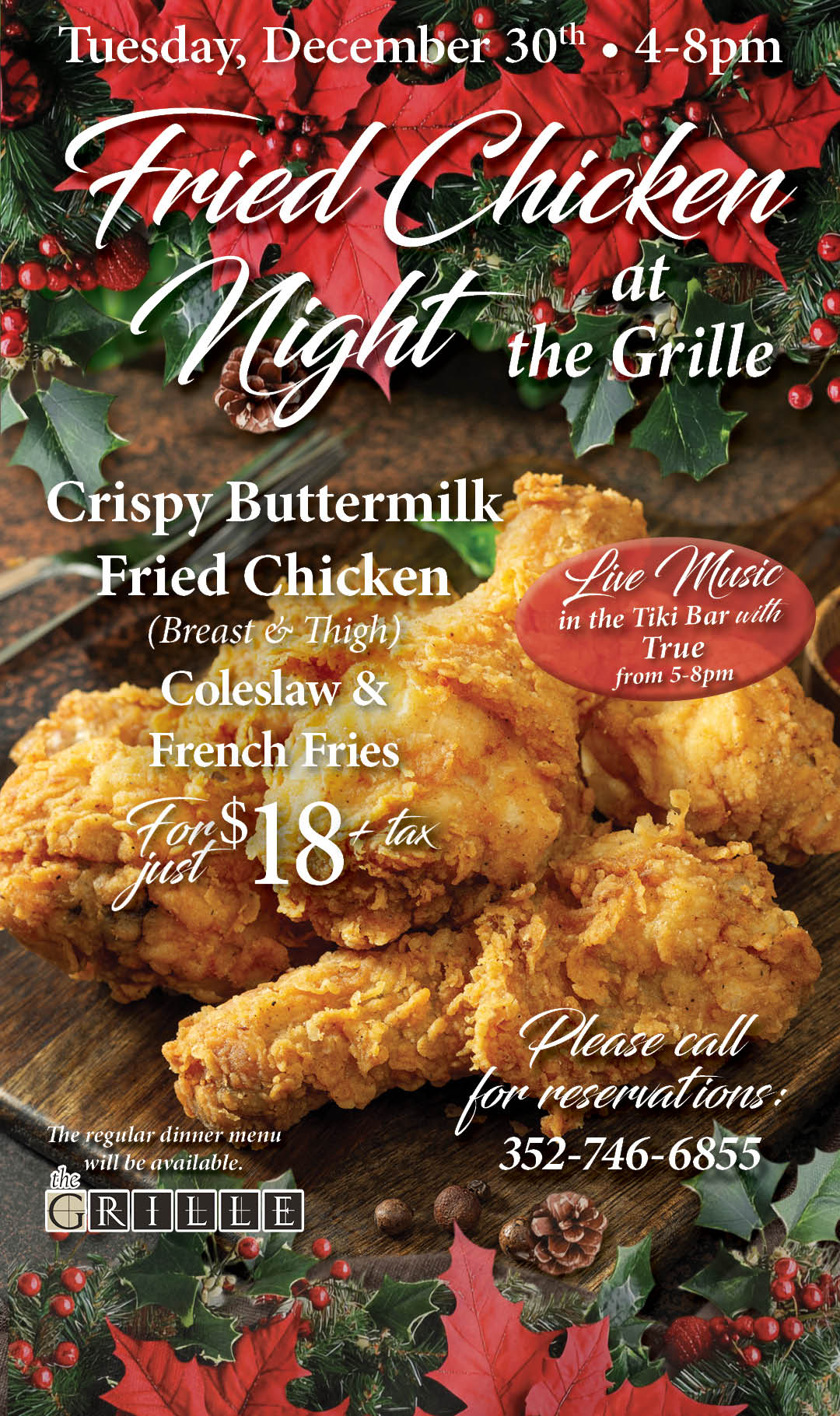 Fried Chicken Night Dec 2025 Kiosk