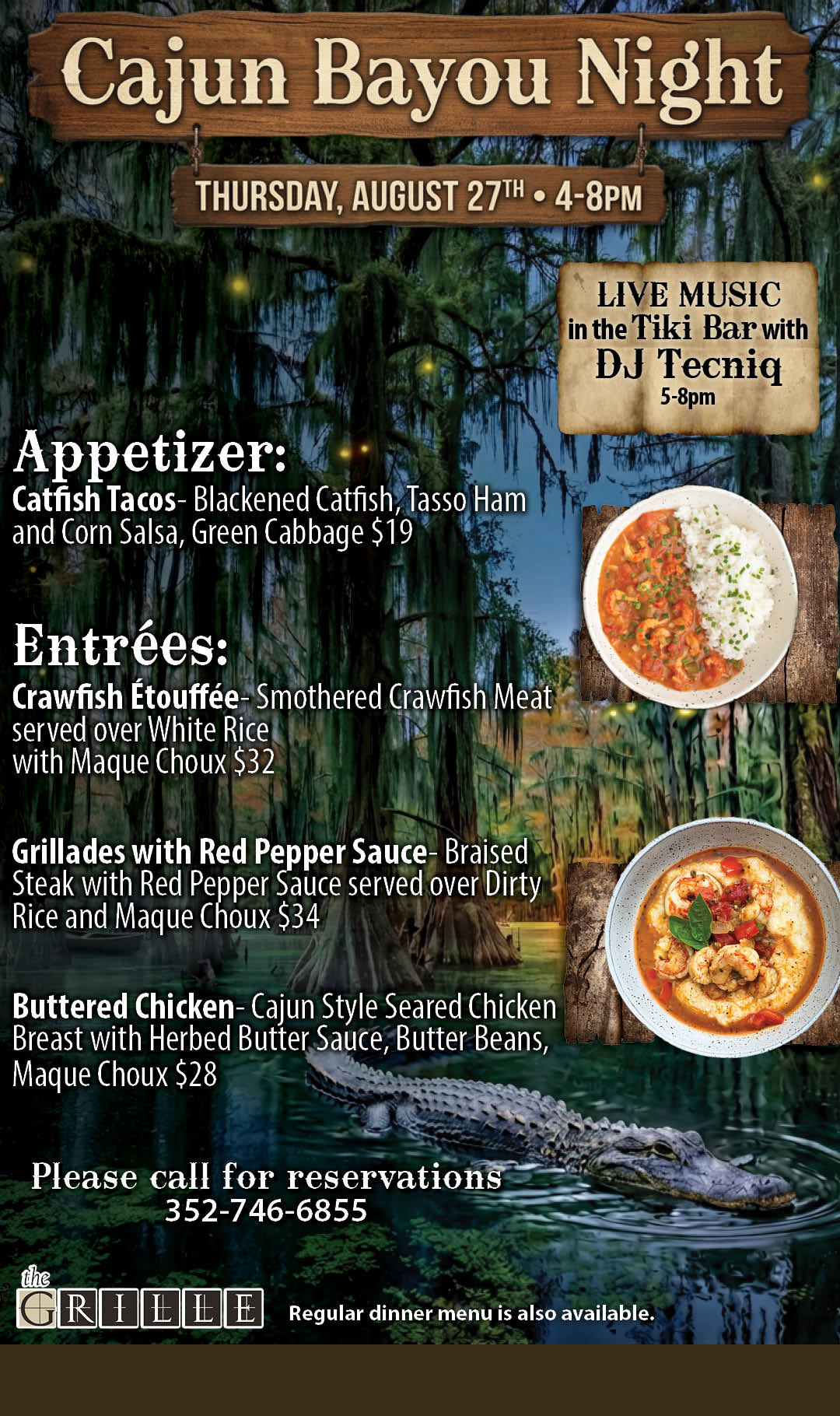 Bayou Night August Kiosk