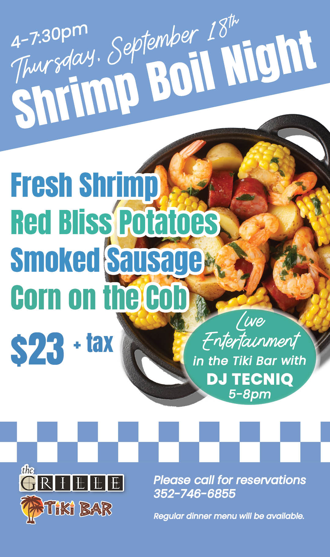 Shrimp Boil September 2025 Kiosk