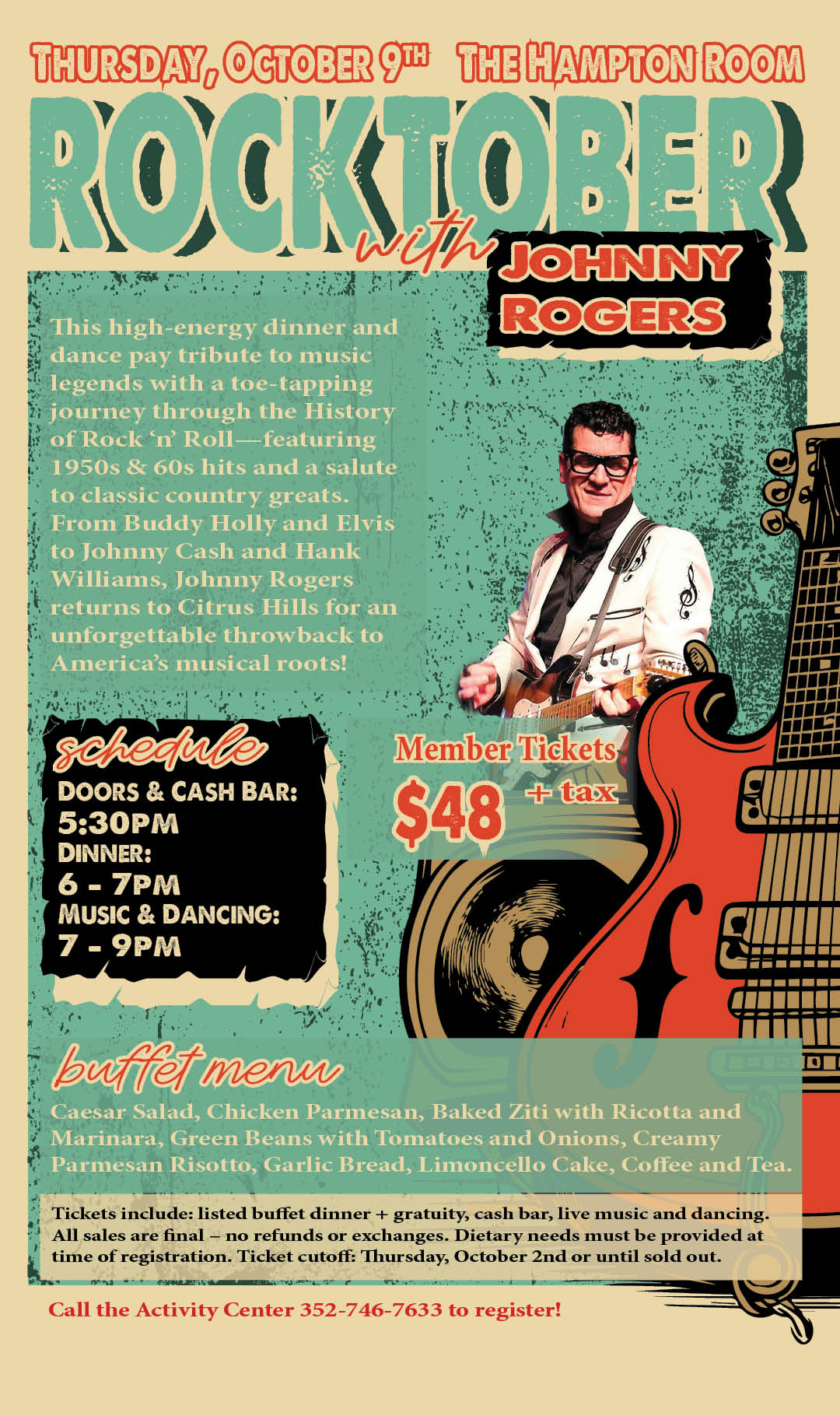 Rocktober Dinner & Dance October 2025 Kiosk