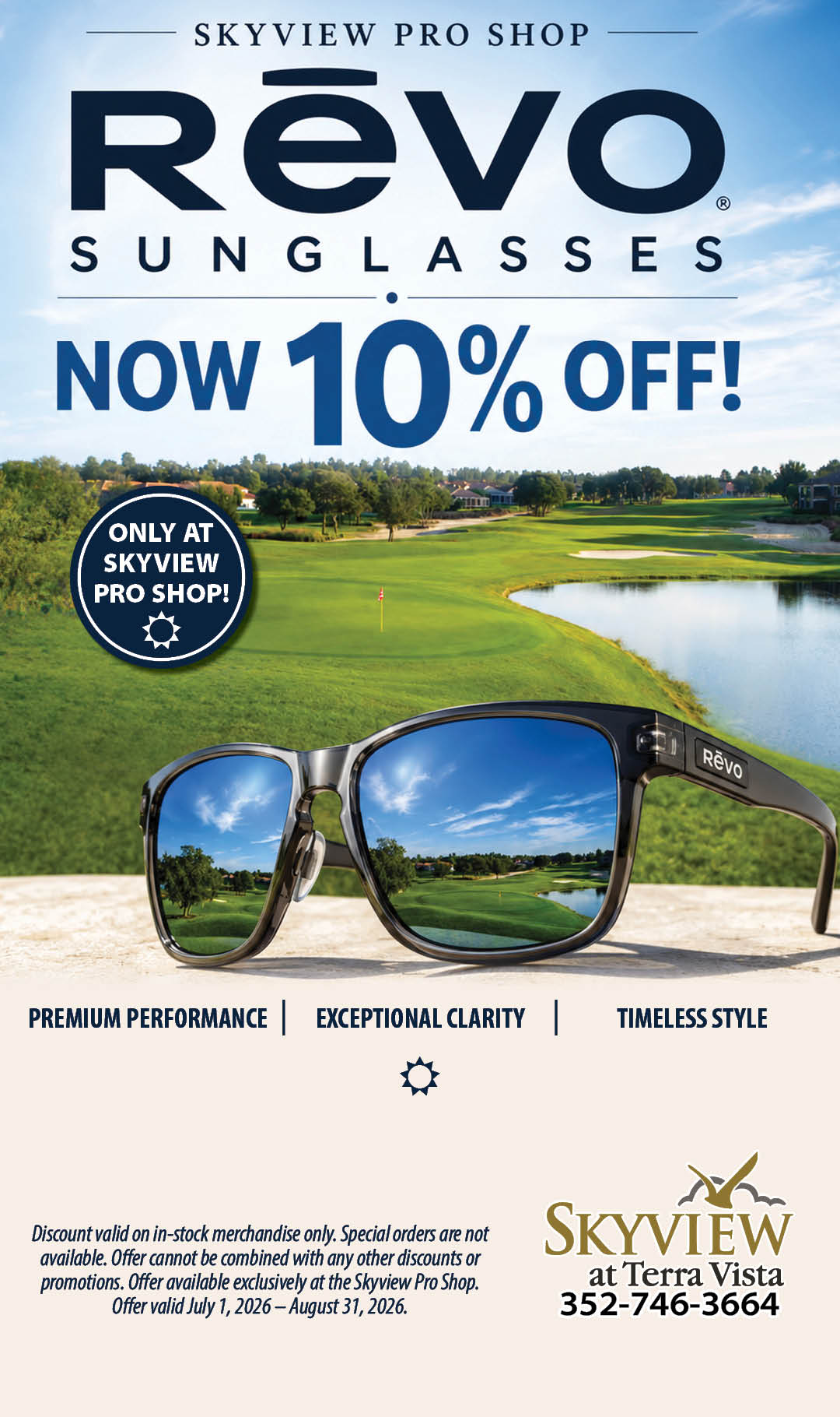 Revo Sunglass Special August Kiosk