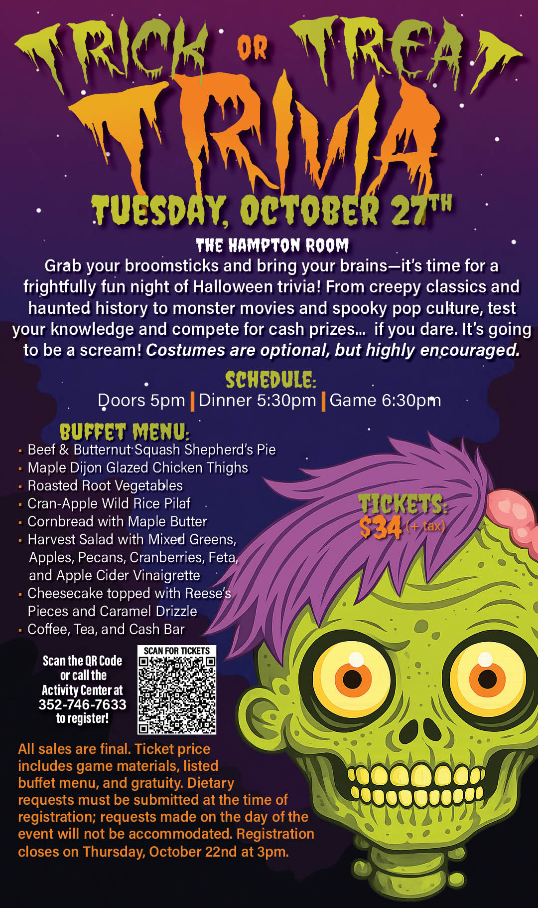 Trick or Treat Trivia Oct 2026 Kiosk