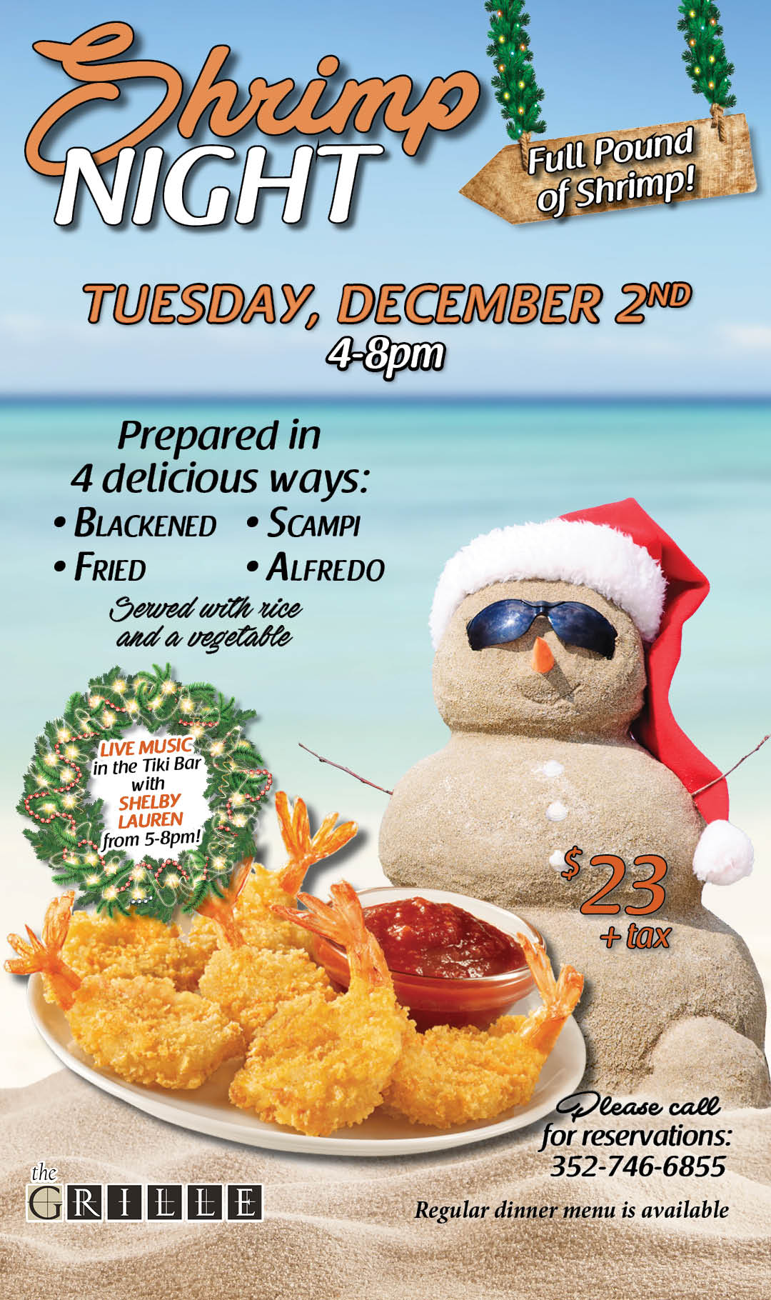 Shrimp Night Dec 2025 Kiosk