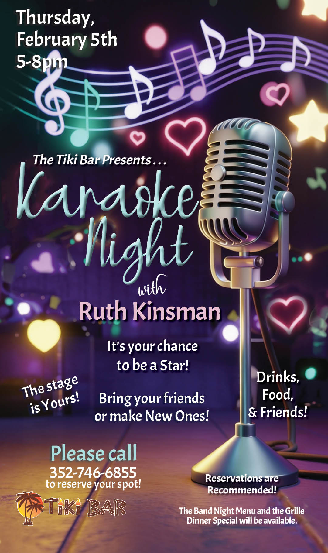 Karaoke Night February 2026 Kiosk