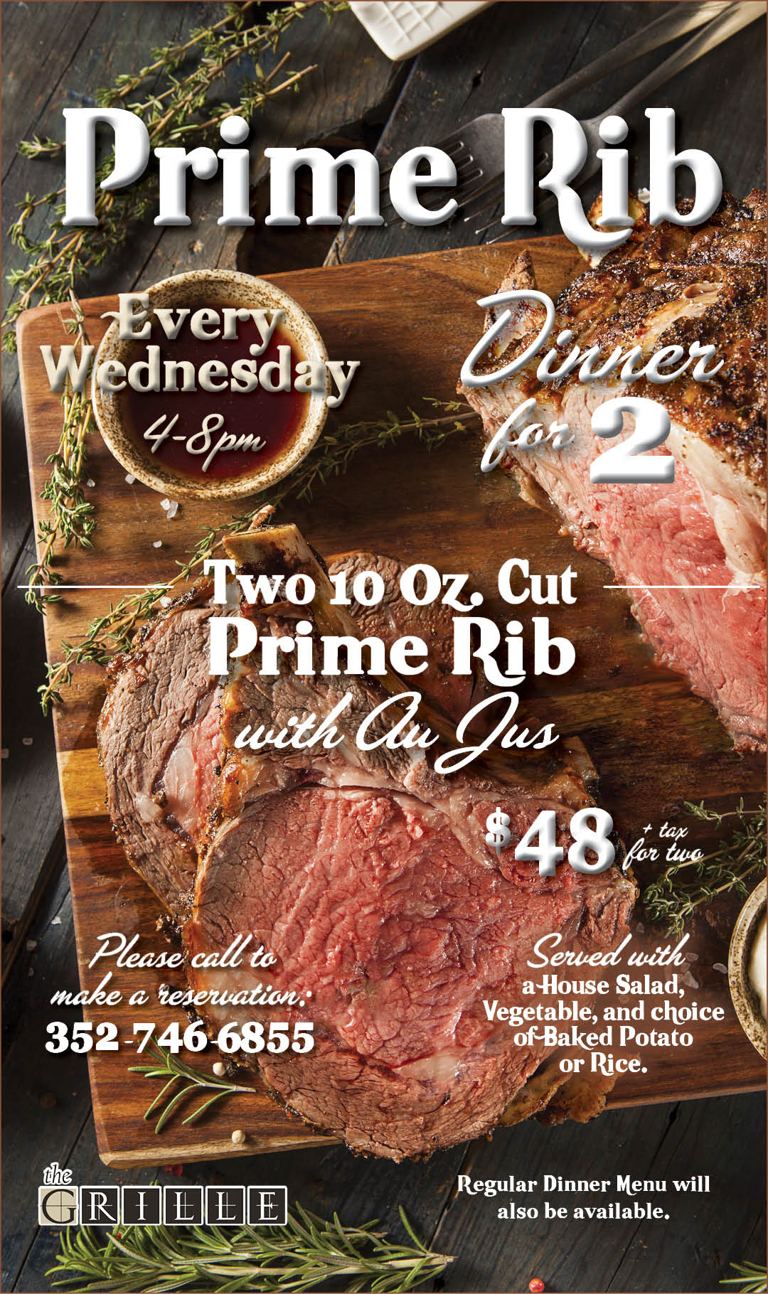 Prime Rib Dinner for Two Feb 2026 Kiosk