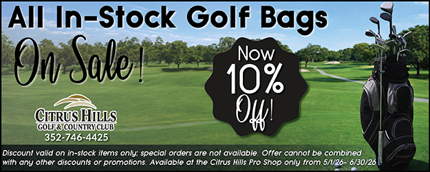 Retail Golf Bag Special May-June 2026 EB
