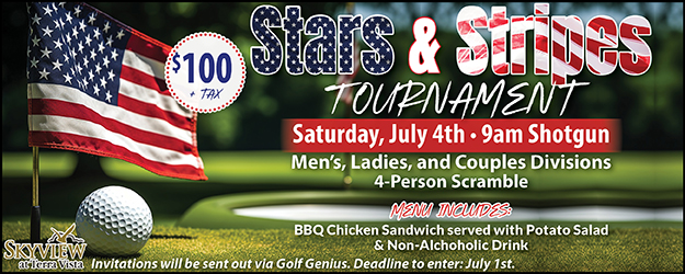 Stars and Stripes Tournament July 2026 EB - Guests Stars and Stripes Tournament July 2026 EB - Guests